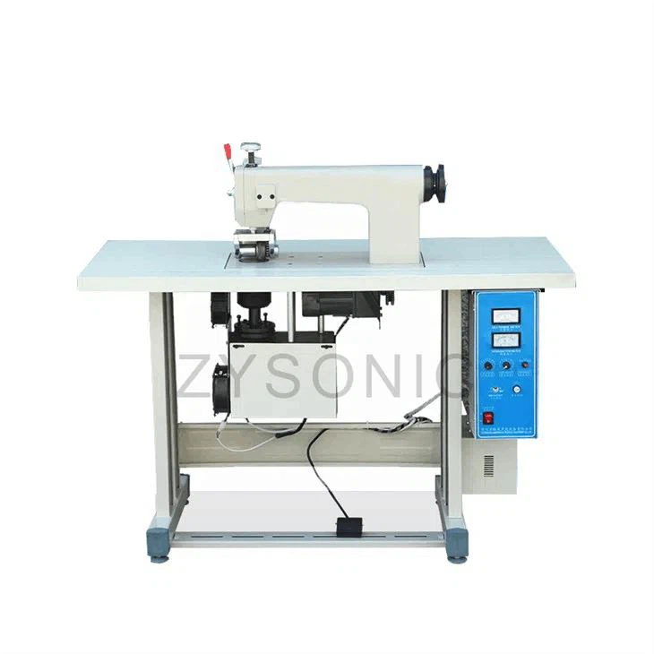 Ultrasonic Embossing Lace Sewing Machine Double Motors